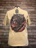Beige nature soul red back logo