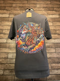 Grey mystical logo back print