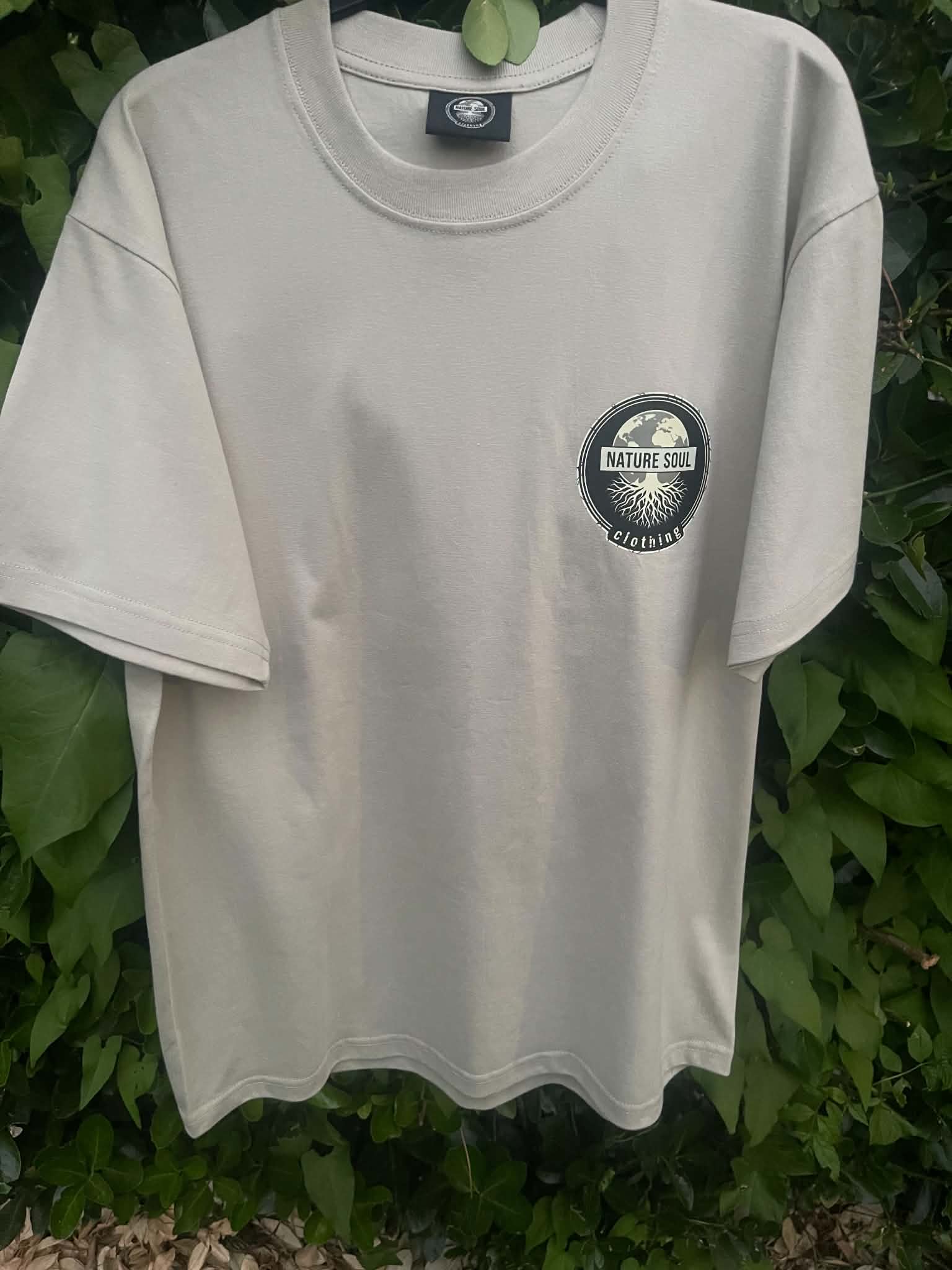 Light green blue back logo