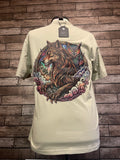 Green nature soul mystical back logo