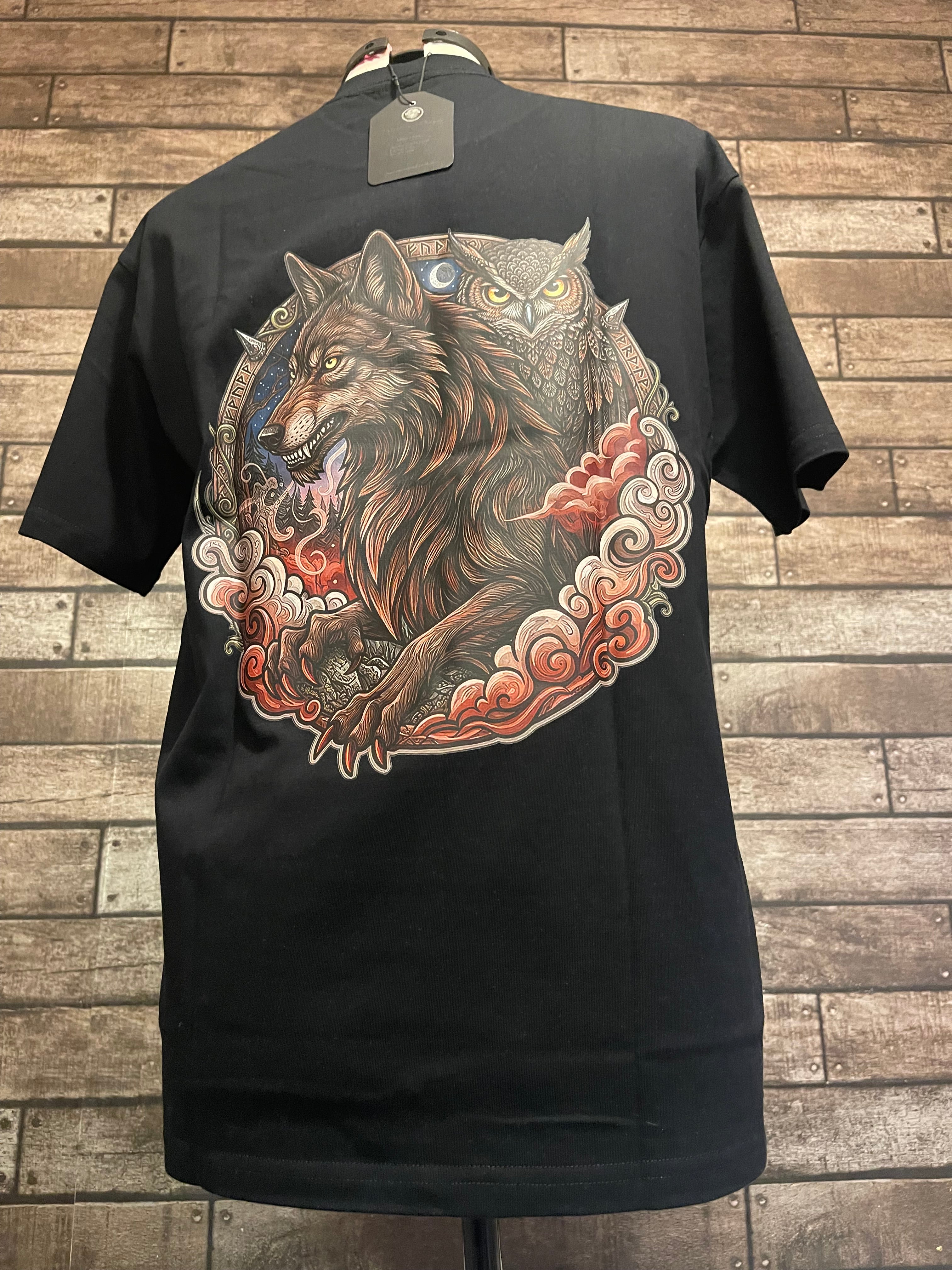 Black nature soul red back logo