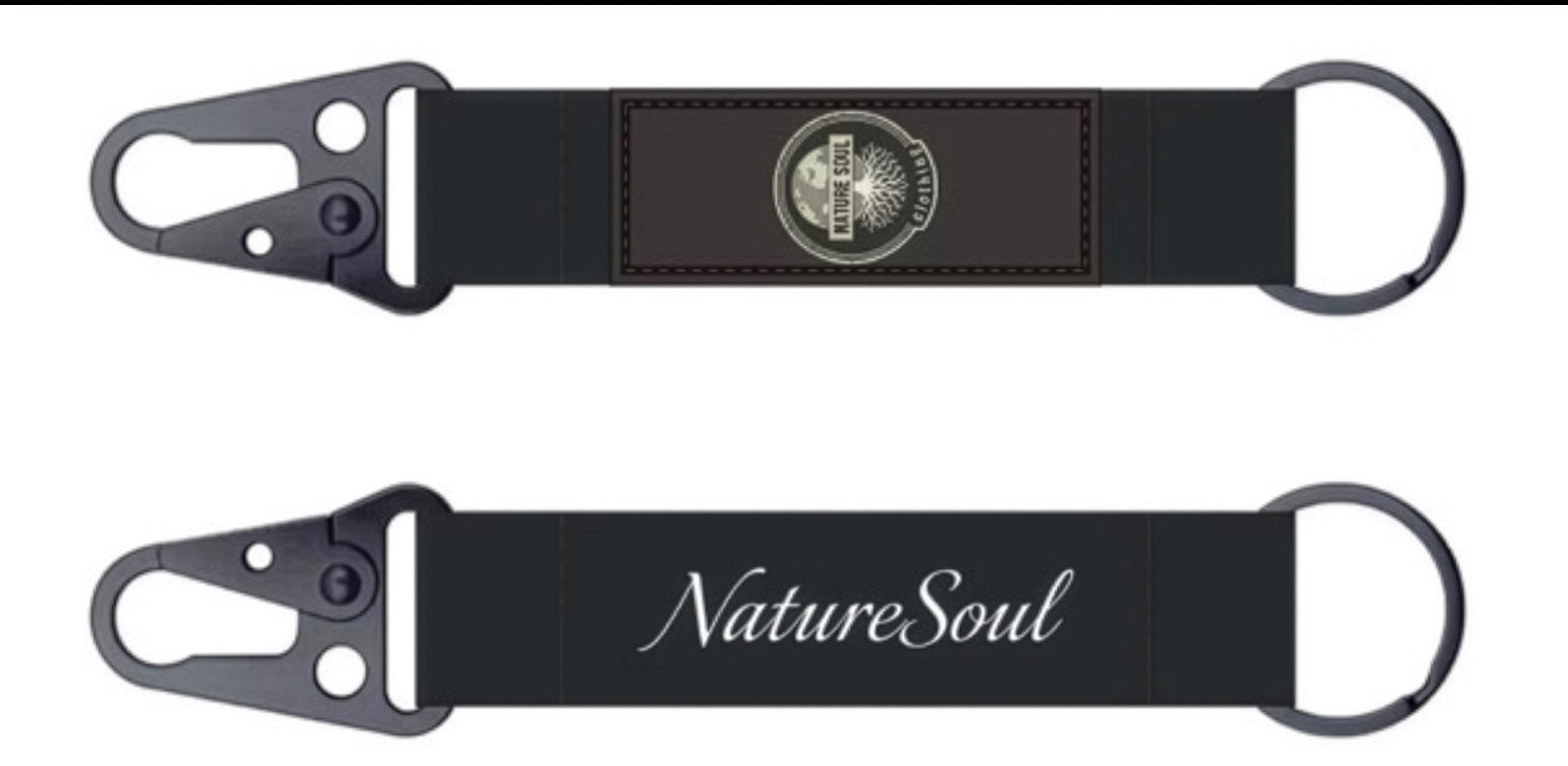 Nylon metal keyrchain