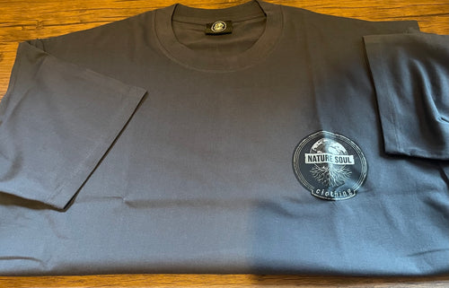 Grey Nature Soul 100% Cotton T-Shirt