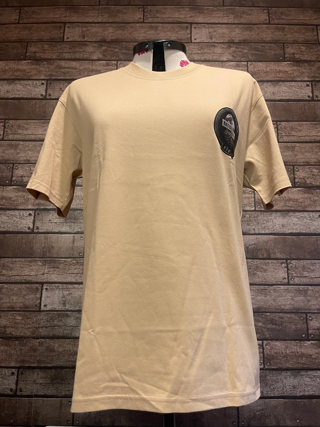 Beige nature soul red back logo