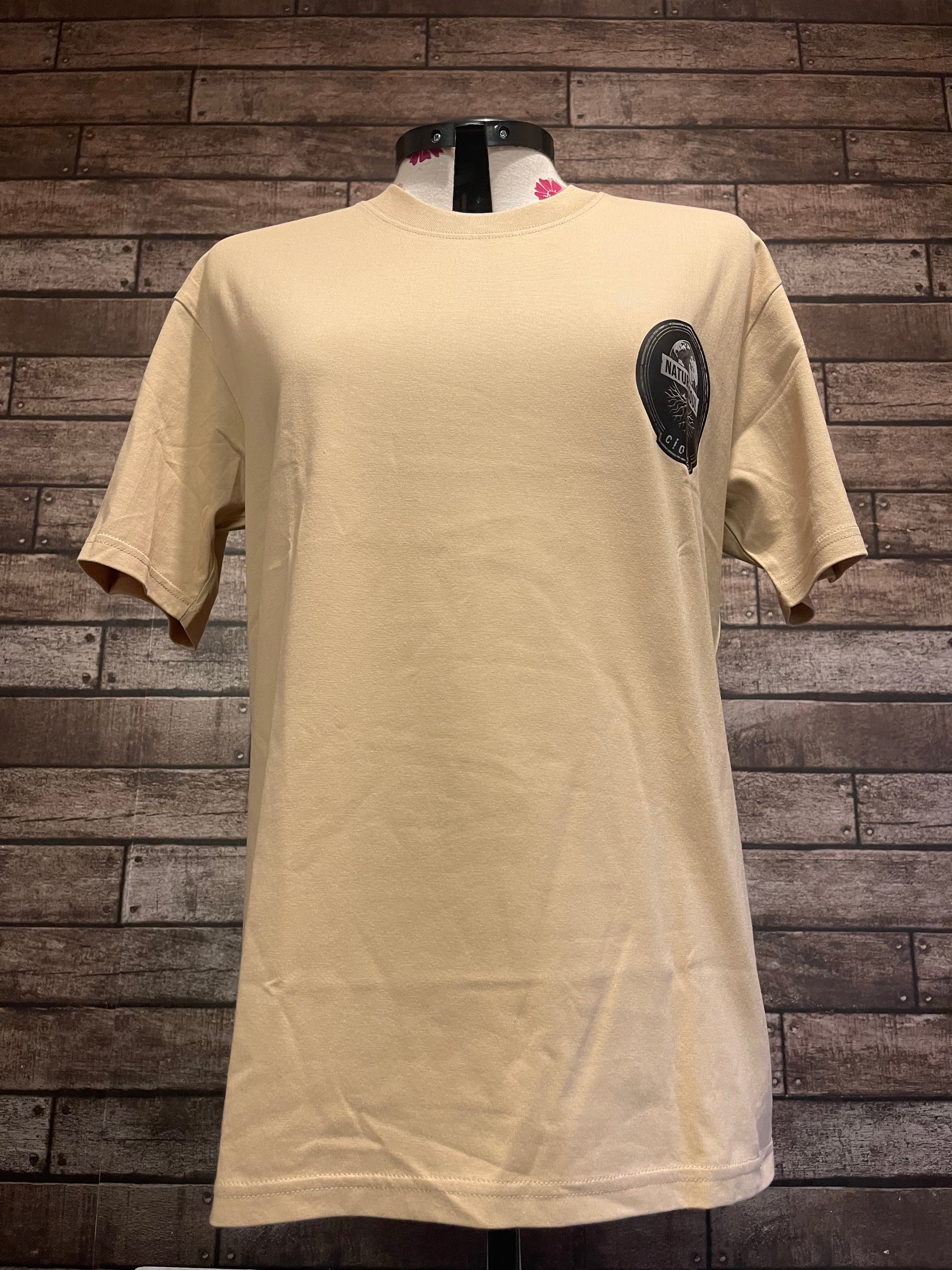 Beige nature soul red back logo