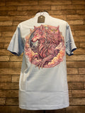 Blue T-shirts pastel back