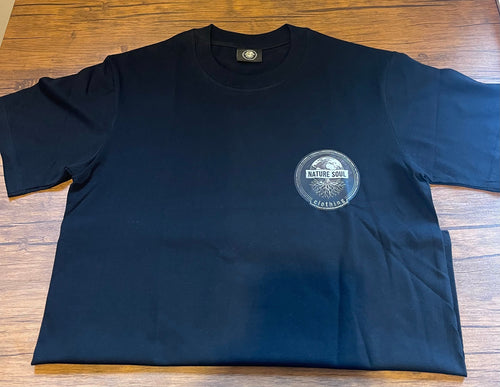 Black Nature Soul T-Shirt Pastel Back Logo
